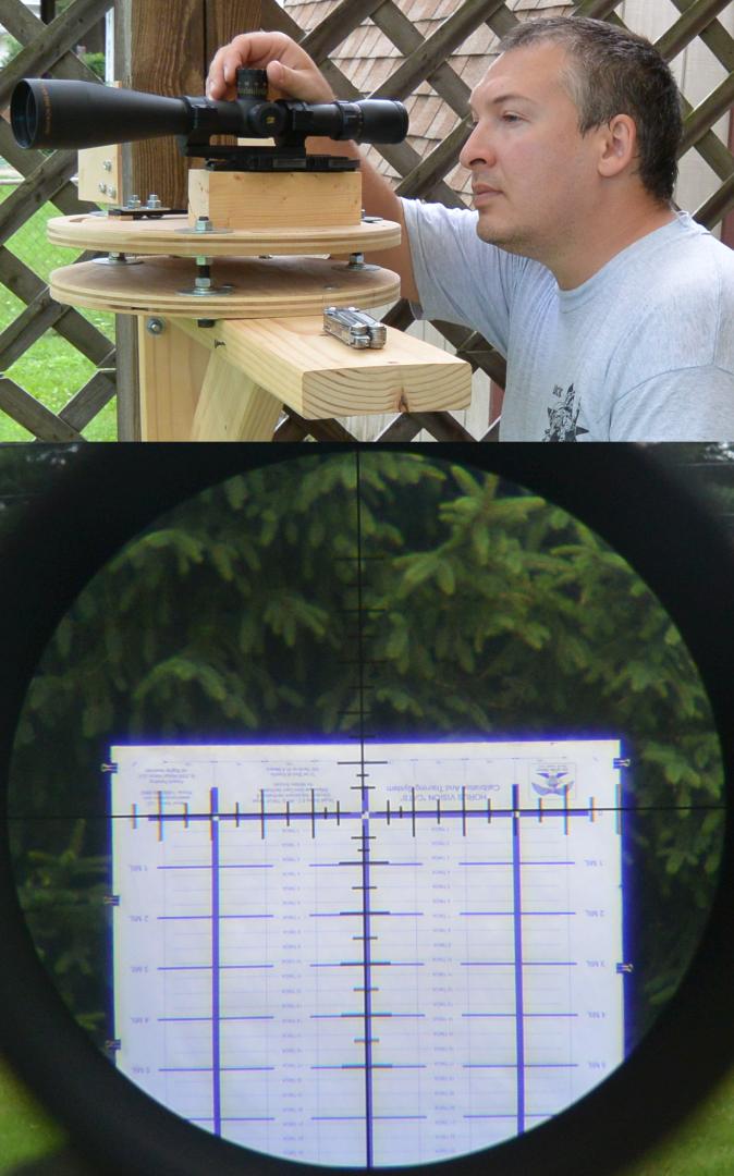 Mechanical testing apparatus and target