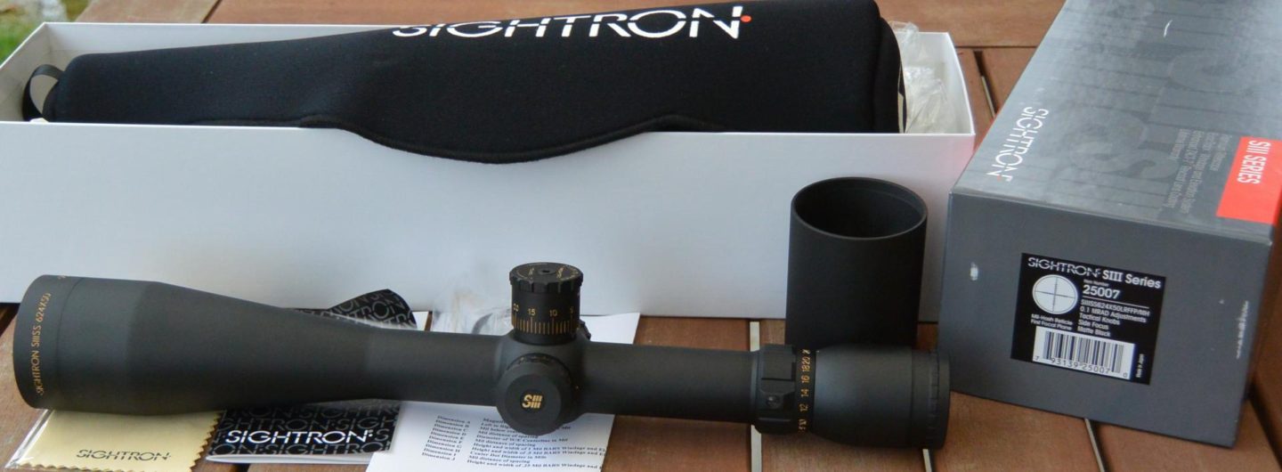 Sightron SIIISS624x50LRFFP/MH Unboxing