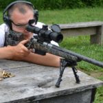 Mesa Precision Arms Crux Ti in McMillan Adjustable Game Warden Edge Carbon Stock at 1000 Yards