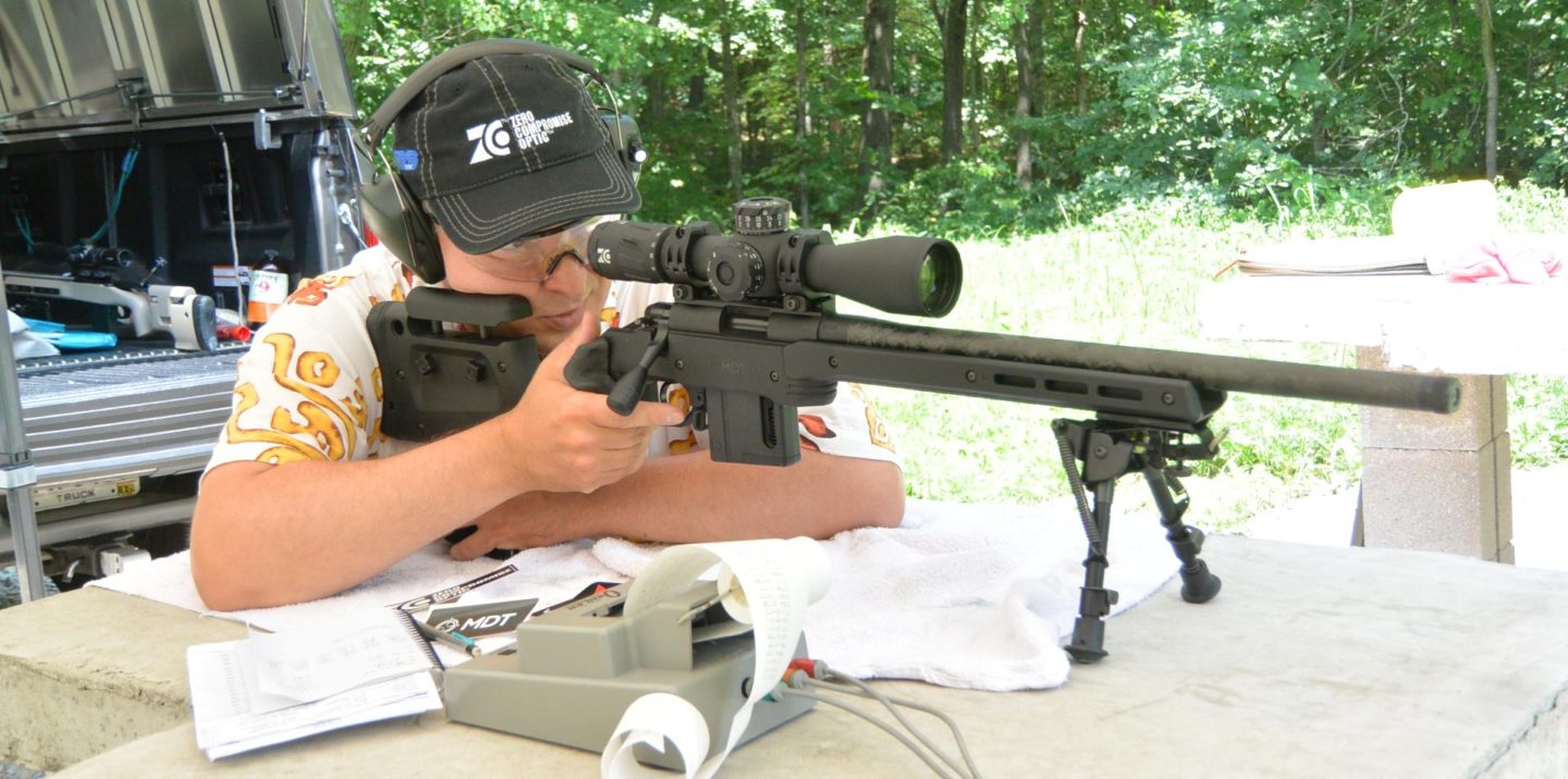 Shooting with the Zero Compromise ZC420, on my Proof Carbon Barreled Vudoo V-22 in an MDT XRS Chassis with TriggerTech Special Two-Stage trigger