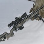 Vudoo V-22 with Proof Carbon Barrel, Atlas CAL Bipod, and Zero Compromise ZC420 in a Grayboe Phoenix stock looking pretty in the snow