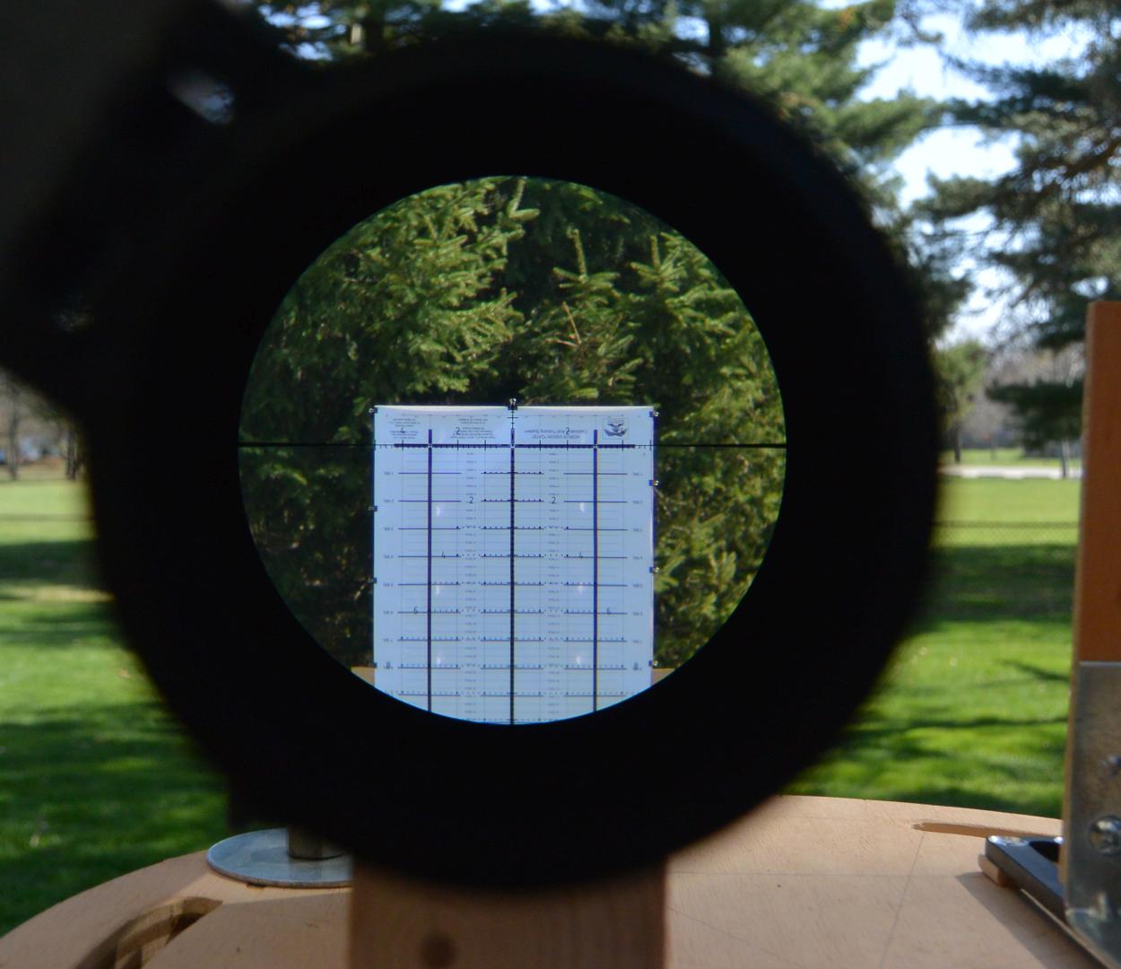 Performing mechanical testing on the Minox 5-25x56 LR using the Horus CATS tall target 