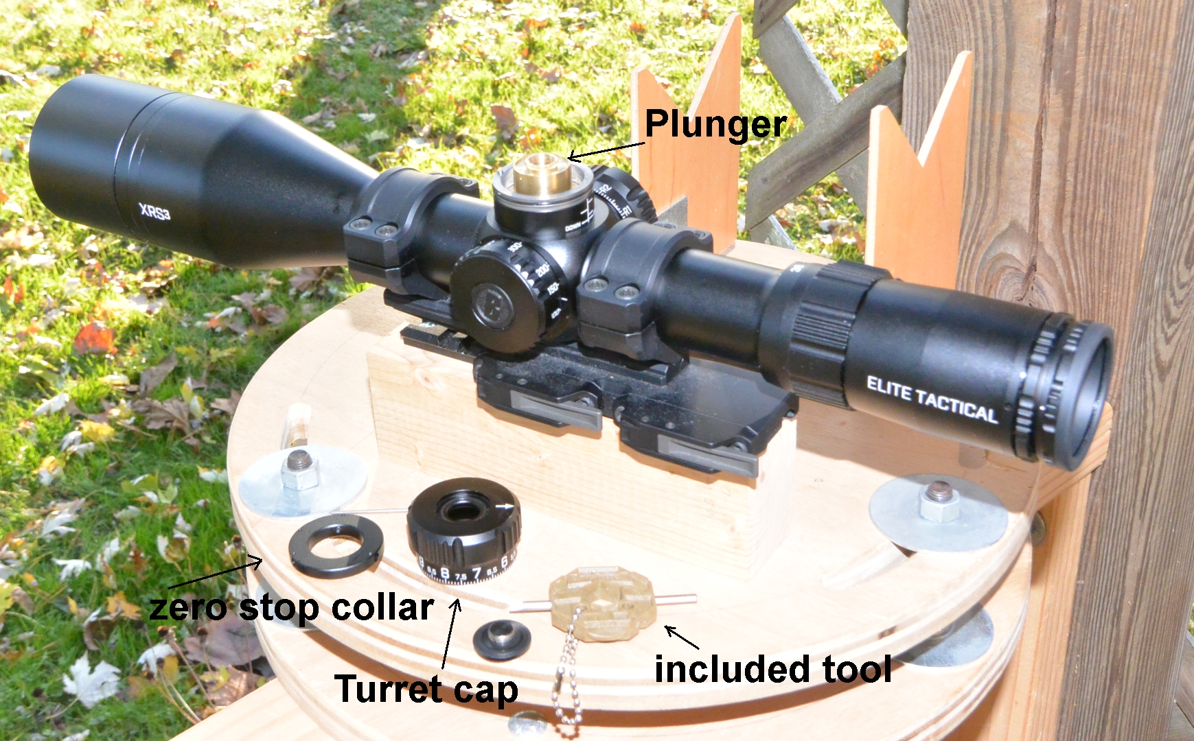 Bushnell Elite Tactical XRS3 6-36x56mm turret assembly