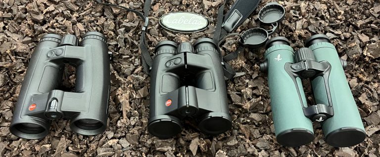 New Leica Geovid Pro 32 (center) with Geovid 3200.com (left) and Swarovski EL Range (right)