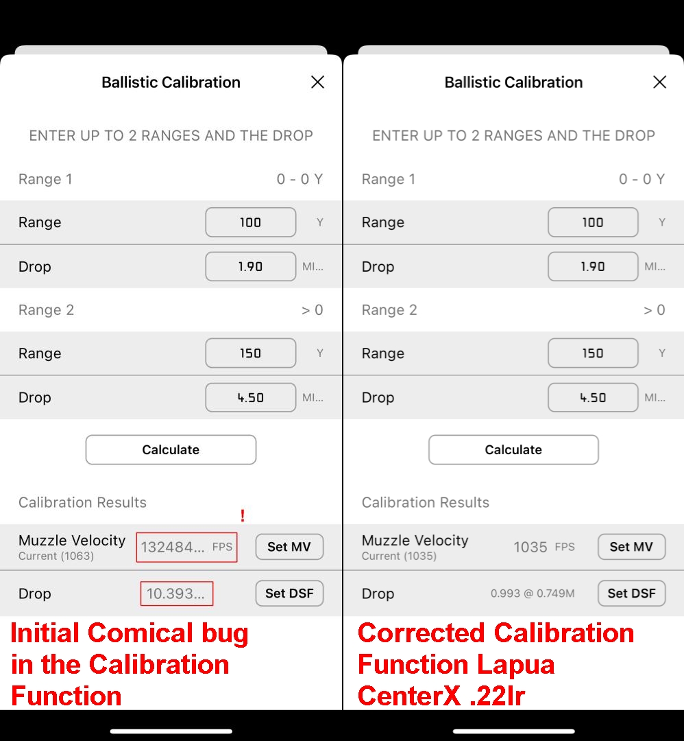 Initially the Calibration Function in AB's Elite Software was a bit buggy. They fixed it quite quickly.