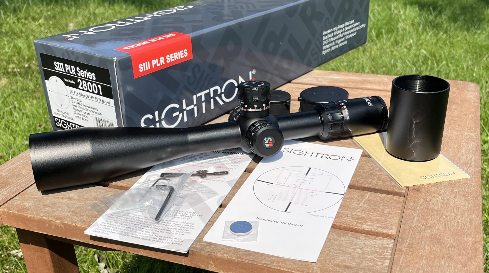 Unboxing the Sightron SIII PLR 6-24x50 ZS FFP IL #28001