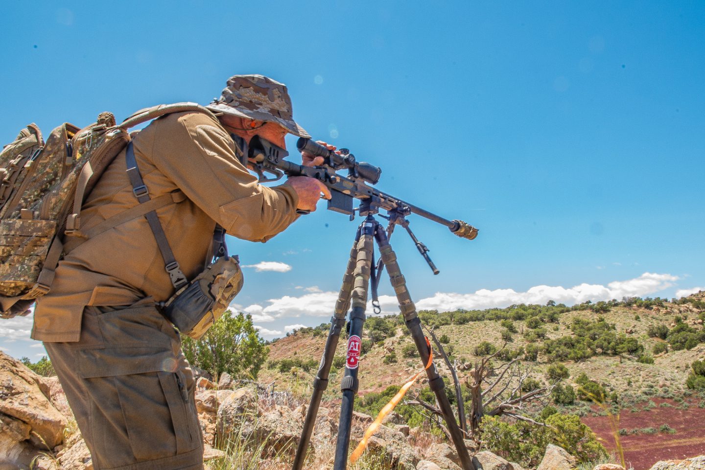 Standing Position with a Tripod 