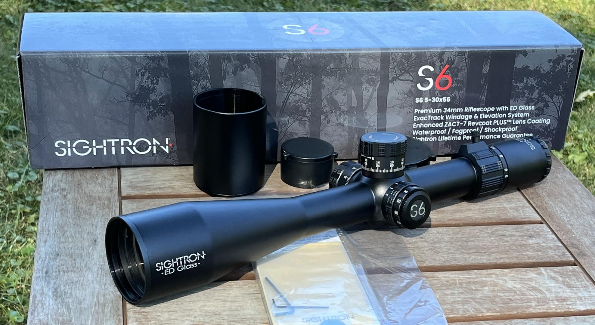 Unboxing the Sightron S6 5-30x56 FFP SS6ED5030X56FFPZSIRMH-7 # 66003