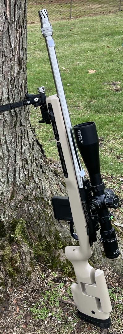 Sightron S6 5-30x56 FFP on the Kelbly Atlas rifle I reviewed a few years back