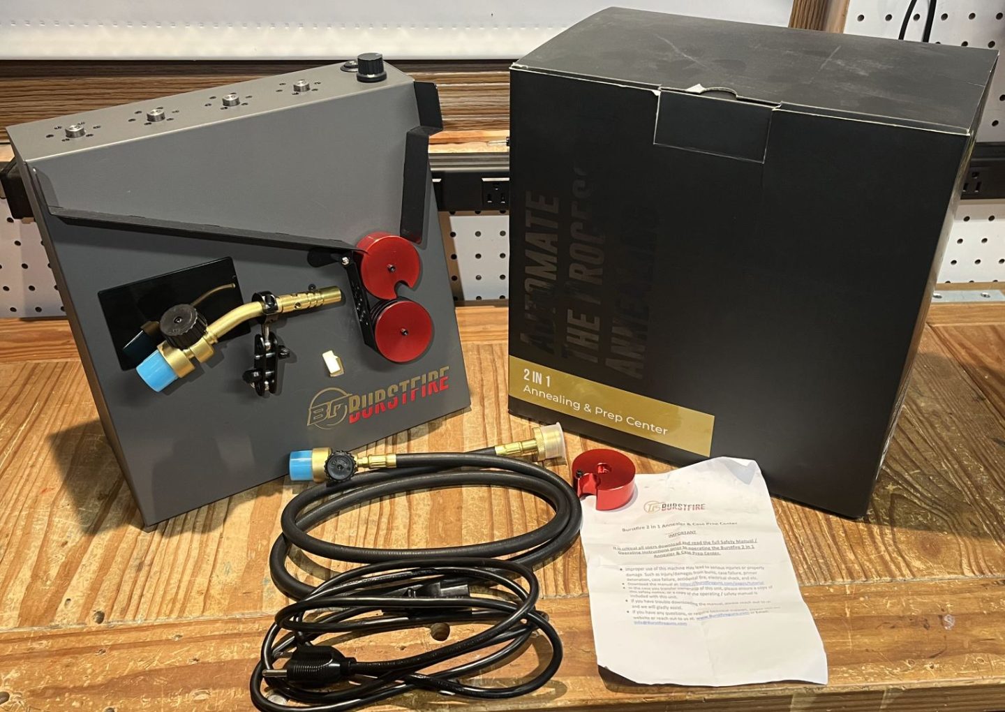 Unboxing the gen 2 BurstFire 2-in-1 flame annealer