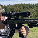 The Leupold Mark 4HD 4.5-18x52 on the Pure Precision SKLTN 350L shooting off a Field Optics Research Pro39 tripod