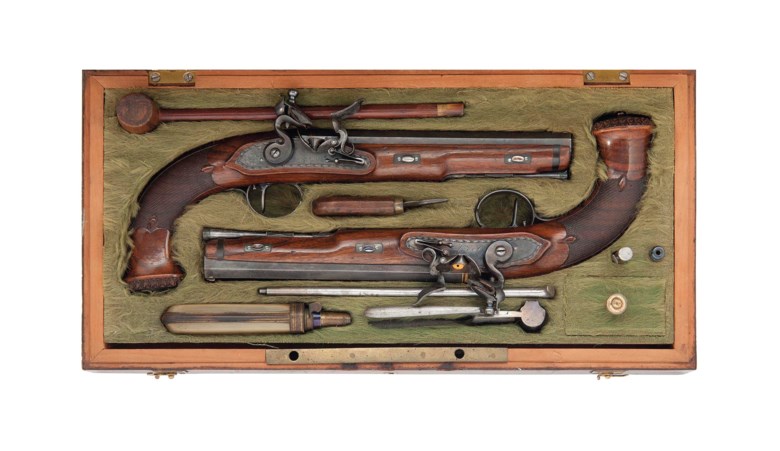 2014_CSK_05963_0100_000(a_fine_rare_cased_pair_of_swiss_115mm_flintlock_rifled_officers_pistol).jpg