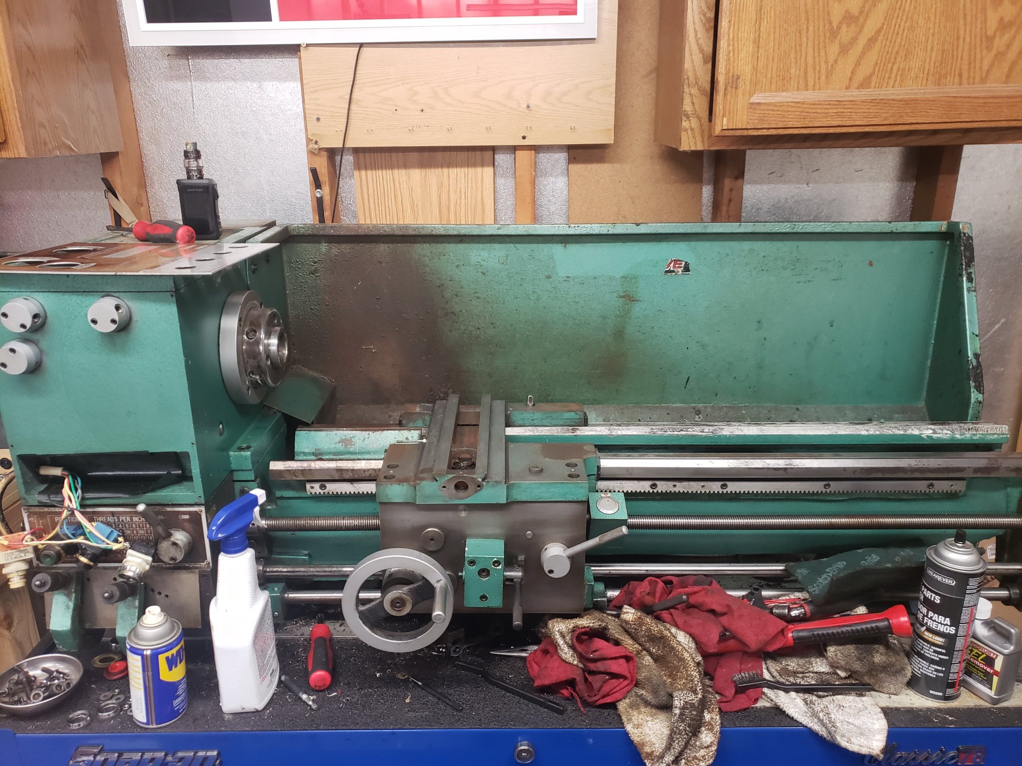 New lathe restoration project UPDATE Now will CNC Milling Machine