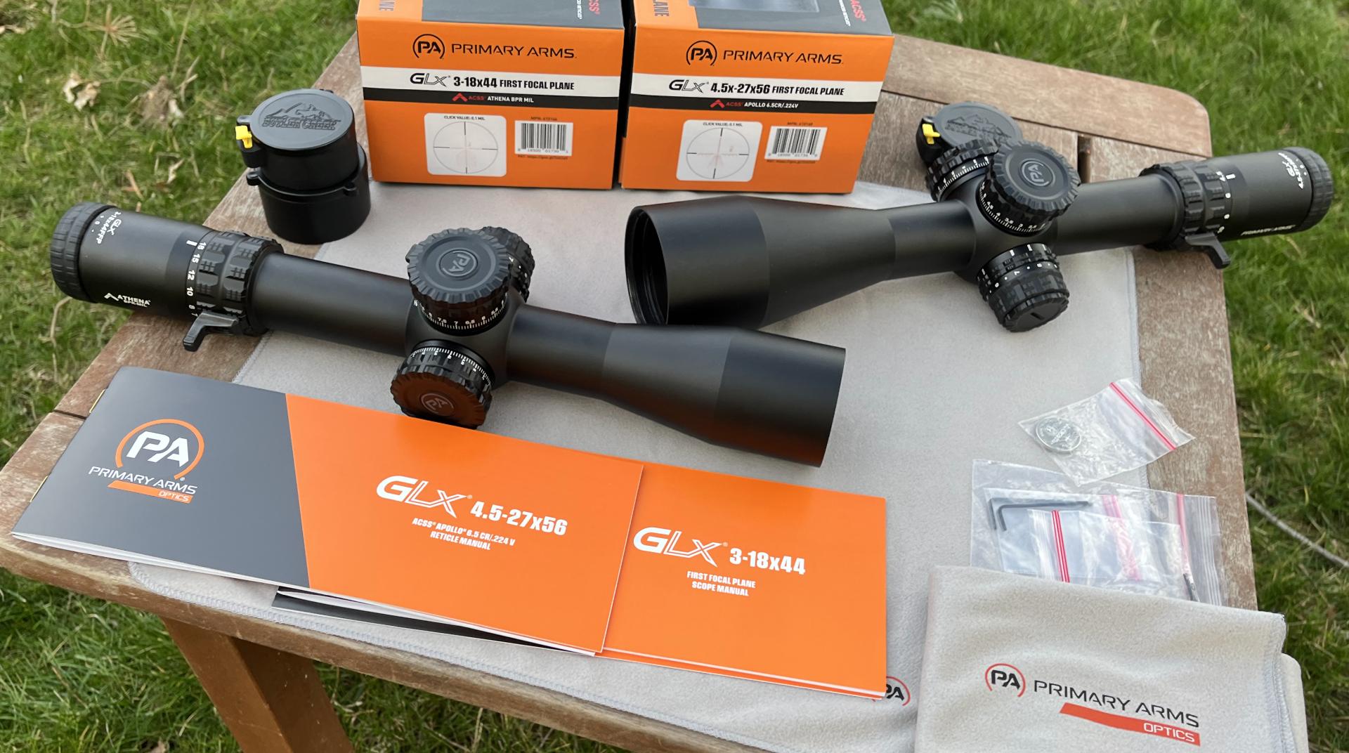2023 3 2 Primary Arms GLx both scope unboxing.jpg