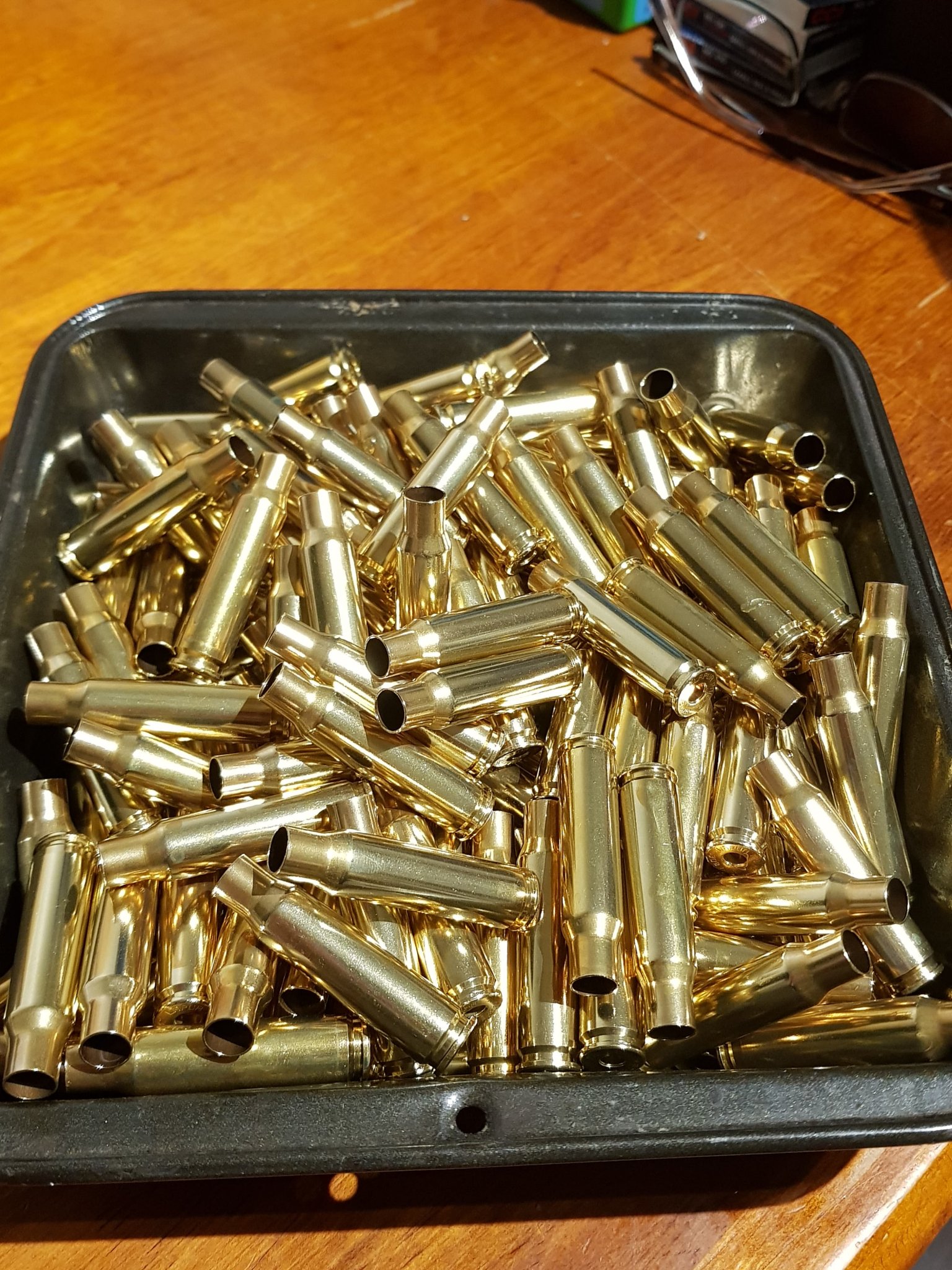 Wet tumbled with stainless steel pins. What the hell did I do wrong? : r/ reloading