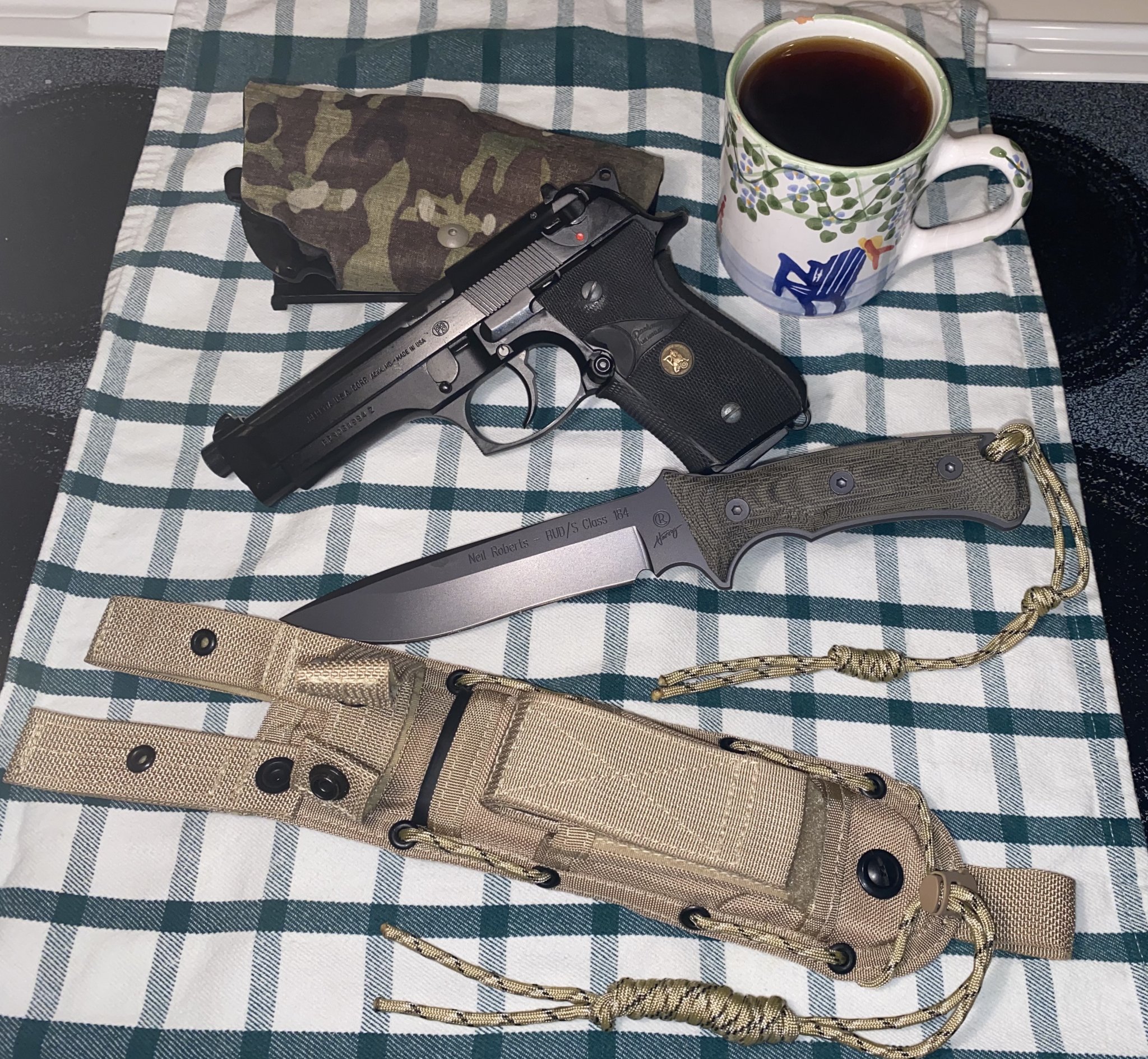 Beretta 92F with Chris Reeves Neil Roberts SEAL Commemorative KnifeIMG_7247.jpg