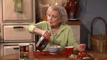 Betty White Breakfast Cereal.gif