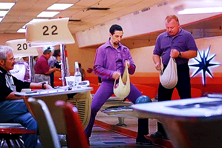 Big Lebowski Jesus Ball Polishing.gif