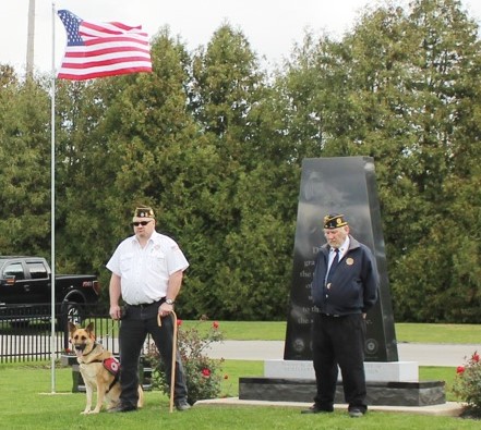 Brandy and I represent VFW Post 1279 on Memorial day (2).jpeg