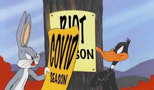 Covid Season Riot Season.gif