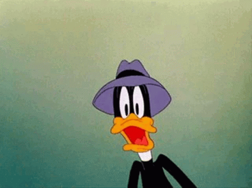 Daffy Duck jerking off.gif