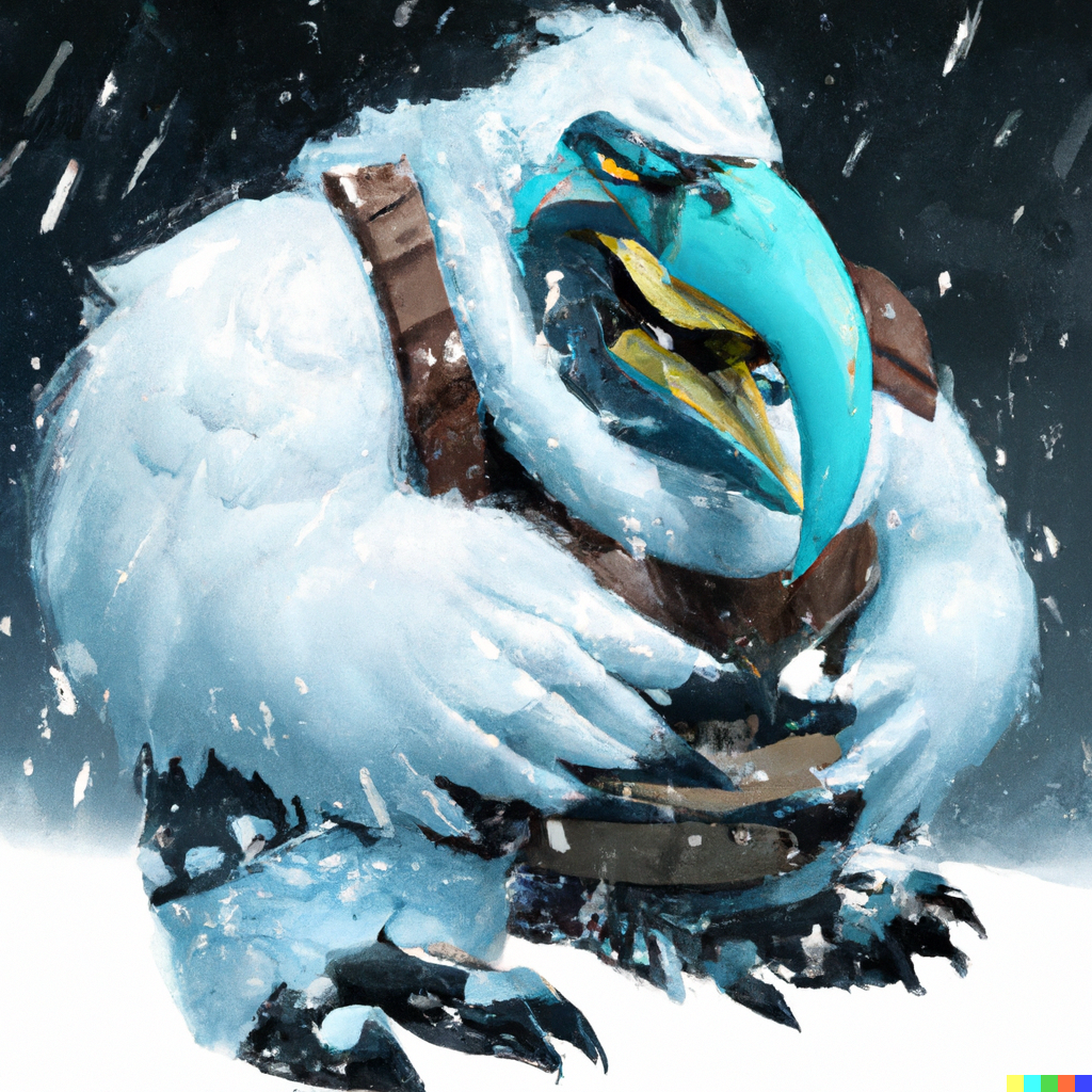 DALL·E 2023-02-14 11.42.57 - Realistic grossly fat tactical Toucan yeti hybrid in the style of...png