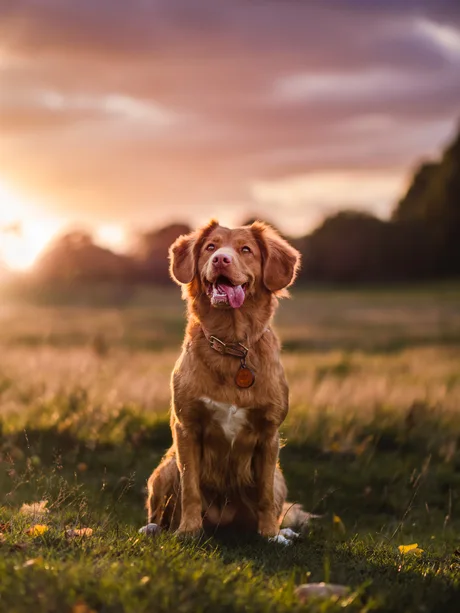 dog sunset.png