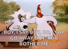 foghorn-leghorn you bother me.gif