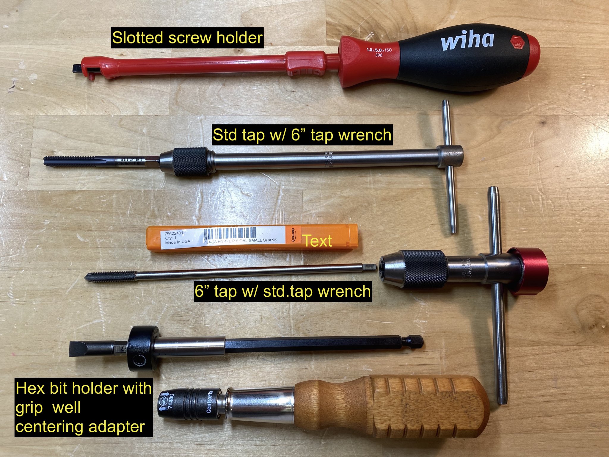 Gunsmith AR Grip ScrewIMG_2000 Tap Removal Installation Tools 02.07.22..jpg