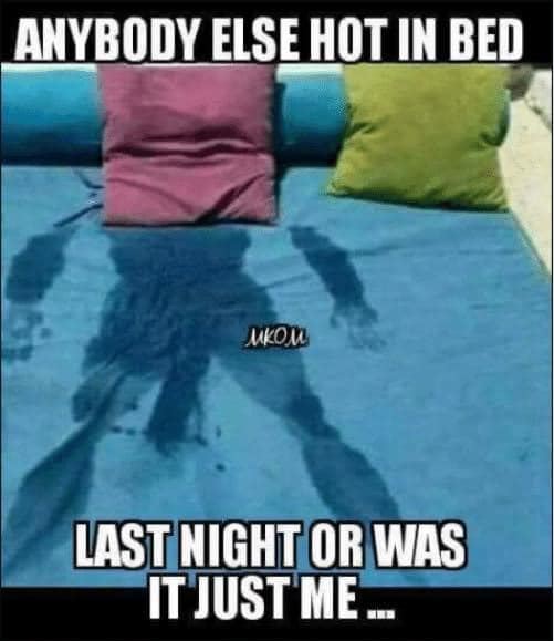 Hot in bed.JPG