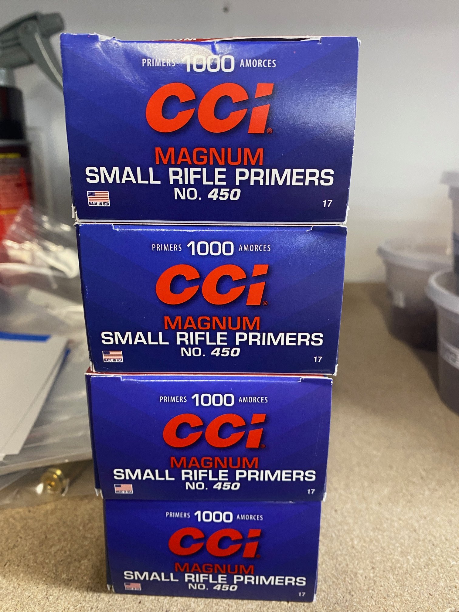 Magnum rifle primers in stock