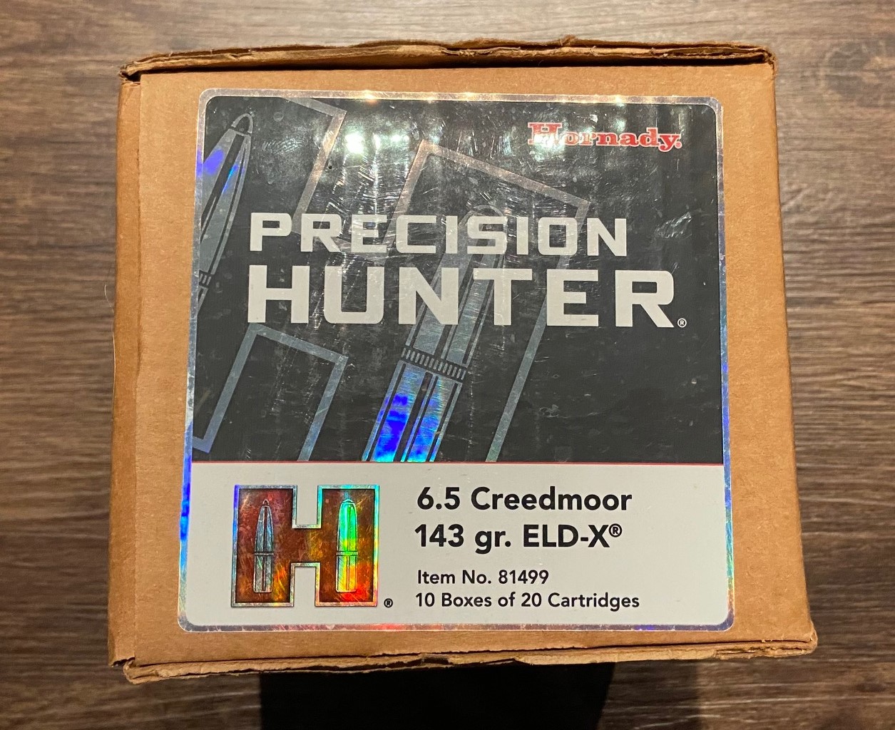 Sold hornady 6 5 creedmoor 143 eld x case 200 rounds sniper
