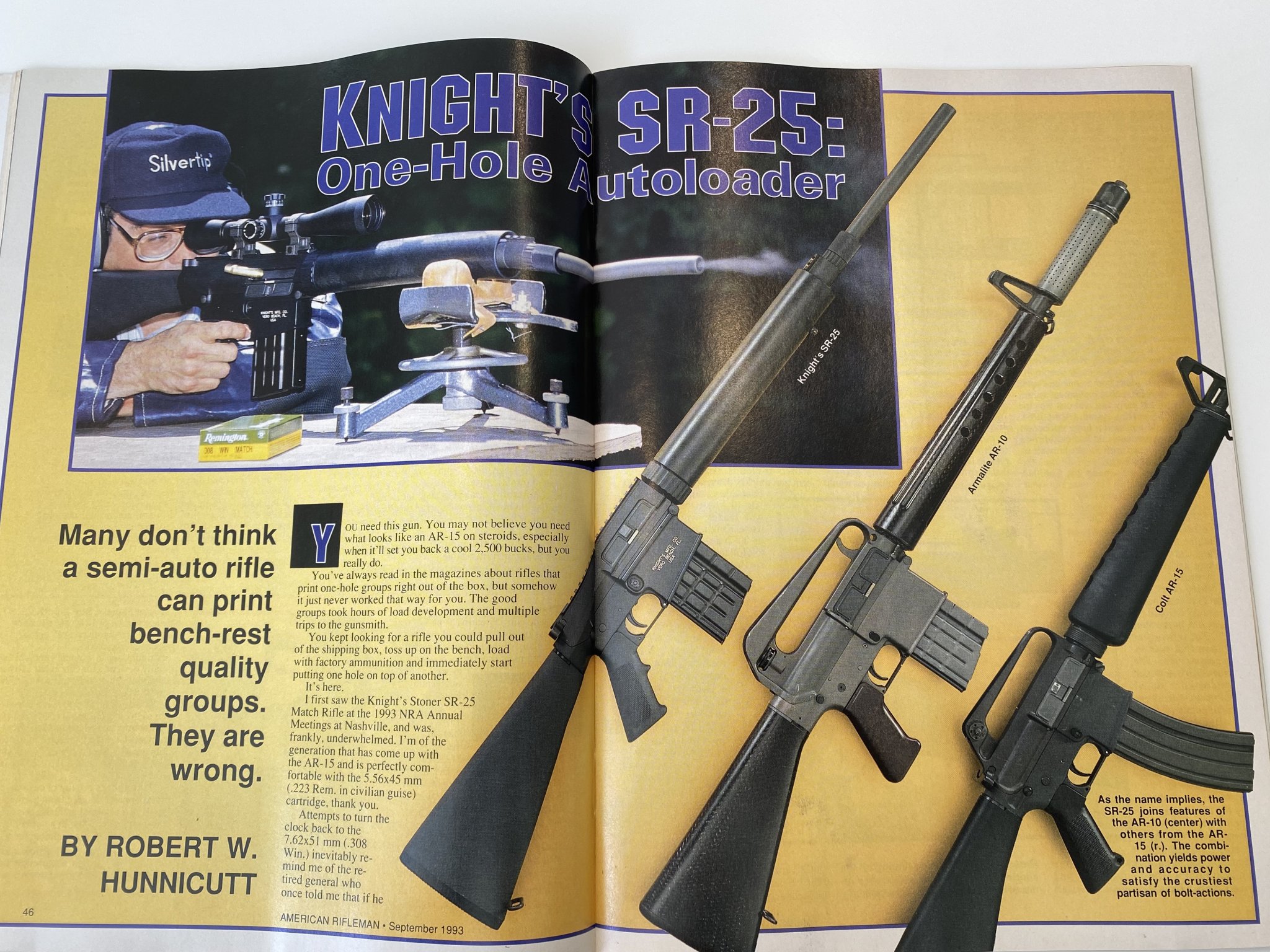 IMG_2292Knights SR-25  The One Hole Semi Auto Article American Rifleman Magazine Sep 1993 copy.jpg