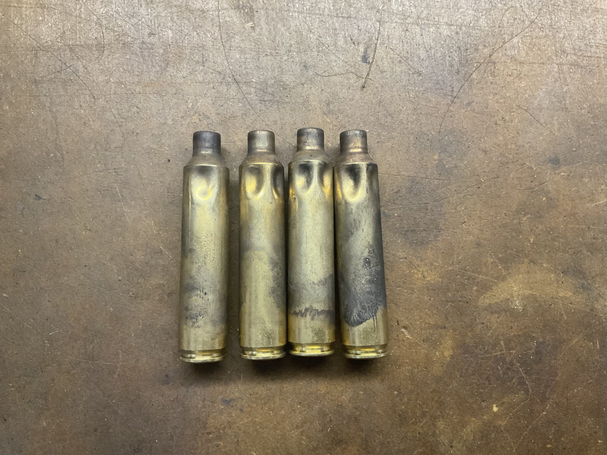 What happened to this fired 28 Nosler brass??