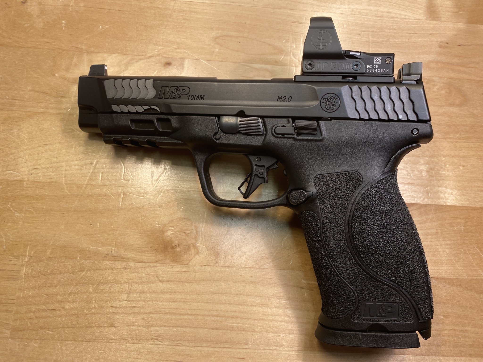 IMG_3582SMITH & WESSON M&P10 POLISH FIRING PIN BLOCK INSTALL LEUPOLD DELTA POINT PRO MODIFY SA...jpg
