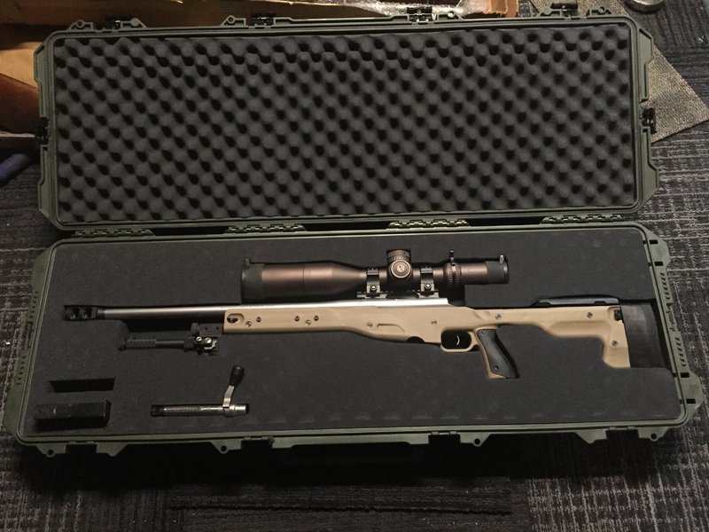 Pelican Case 1700 Foam Insert for Ruger Precision Rifle Folded with Scope ( Foam ONLY) 