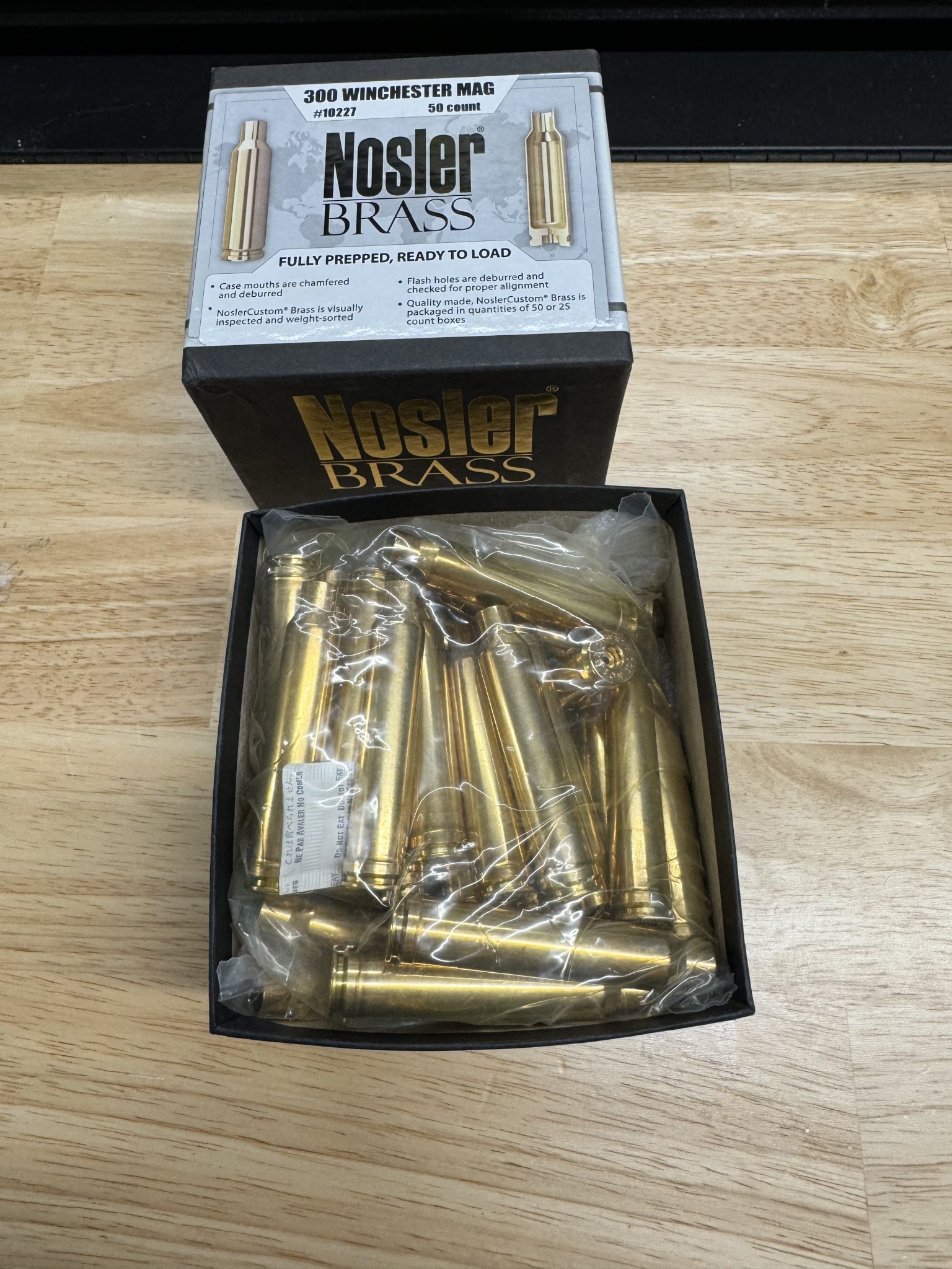 SOLD - FS: NEW 300 Win Mag Nosler Brass 50ct