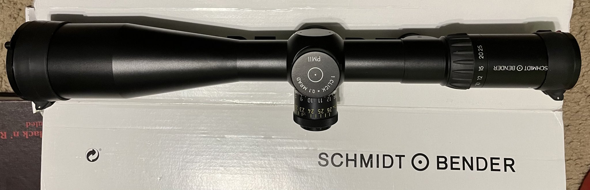 SOLD - SOLD S&B 5-25x56 GR²ID reticle | Sniper's Hide Forum