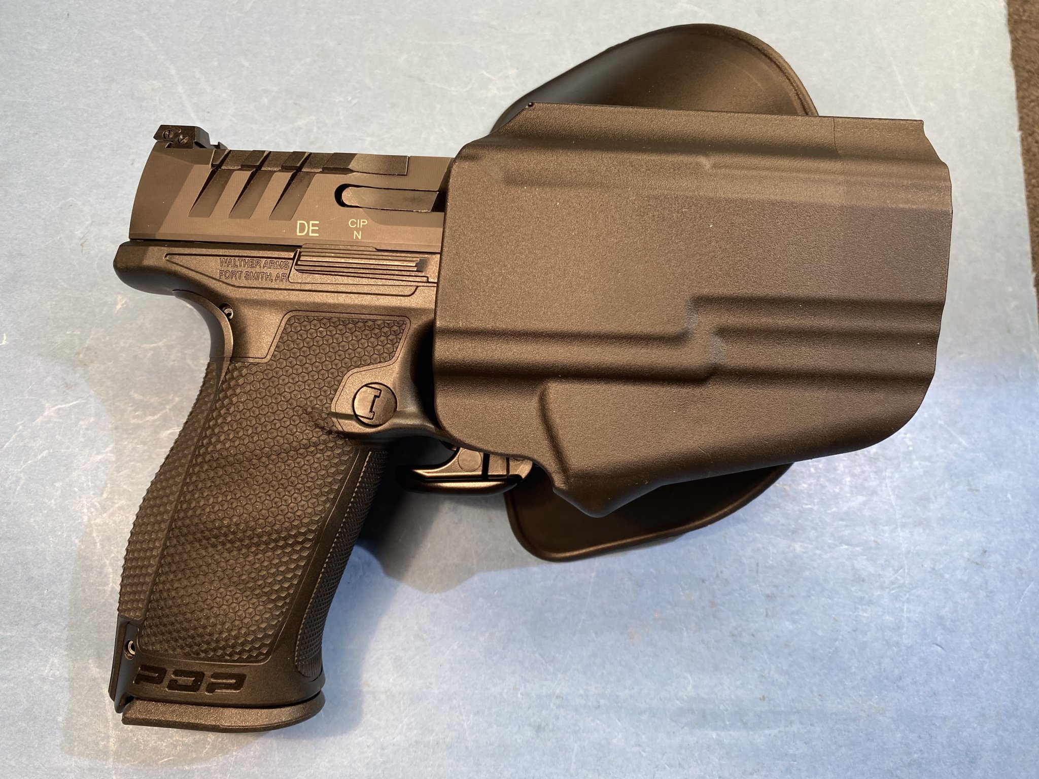 IMG_8340Walther PDP with Safariland GLS Holster QLS and Hip Paddle Mounts 2021 copy.jpg