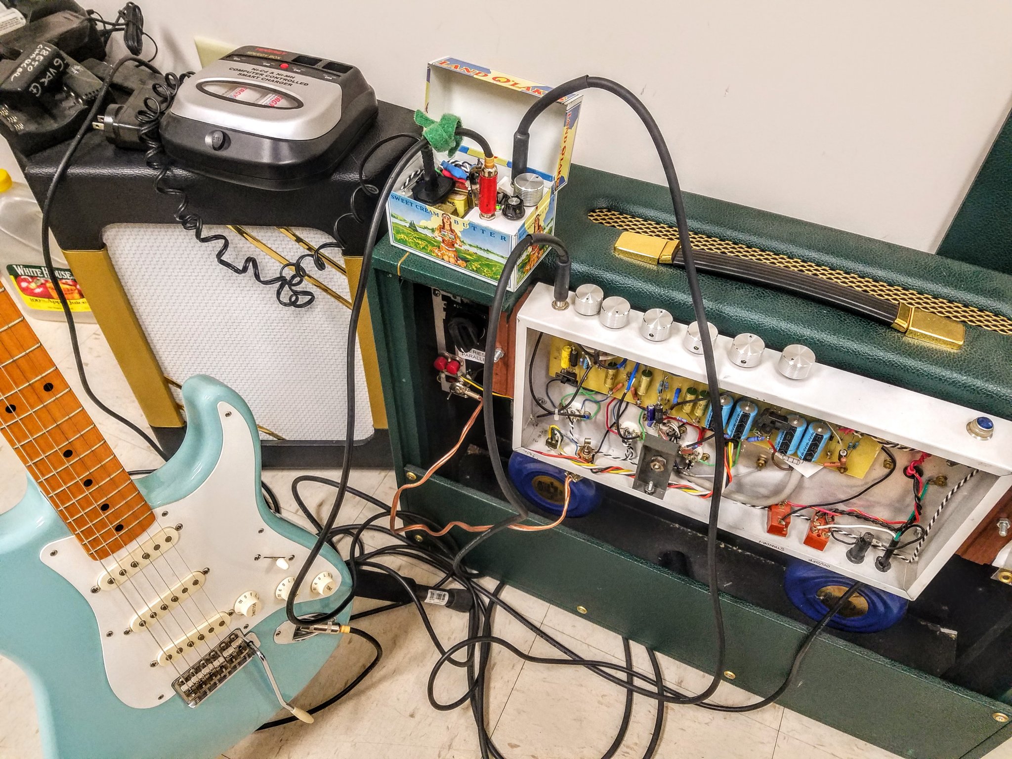 Land-o-Lakes Amp with Guitar.jpg