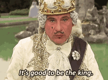 Mel Brooks good to be the king.gif