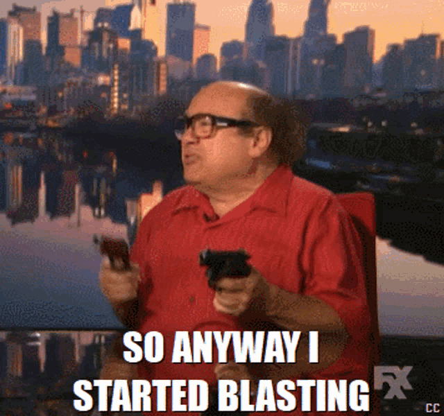 So I started blasting Danny Devito.gif