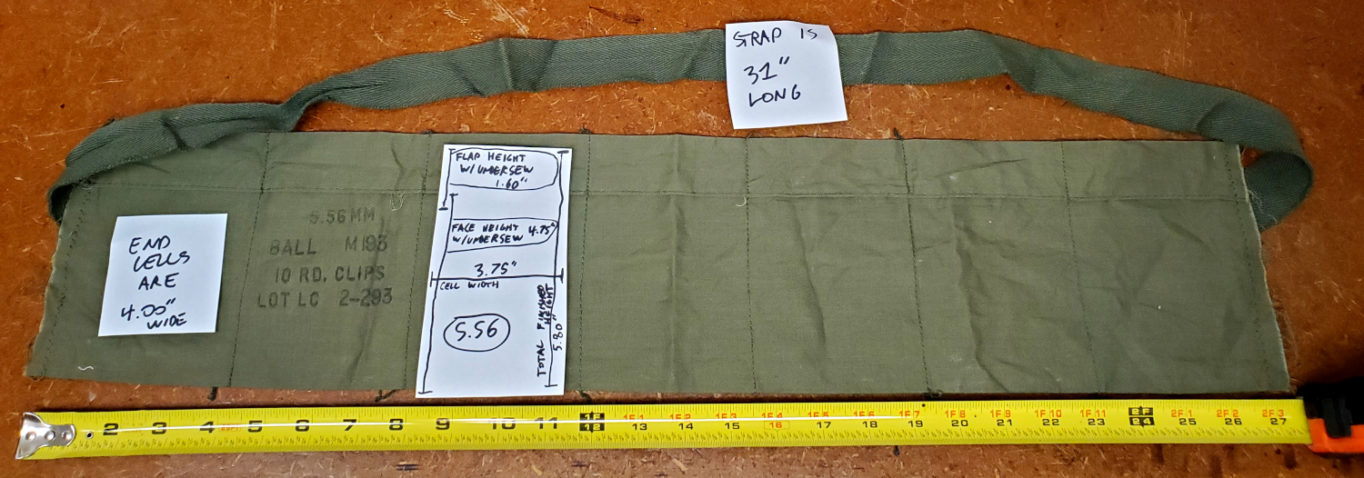 Vietnam m16 556 Bandolier Dimensions.jpg
