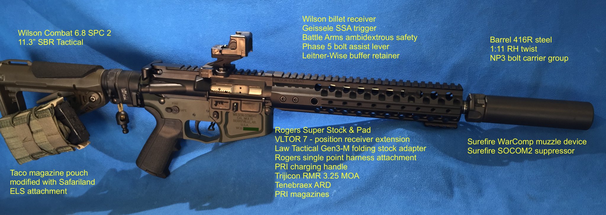 Wilson Combat 6.8 SPC 2 Annotated Build based on IMG6364 copy.JPG