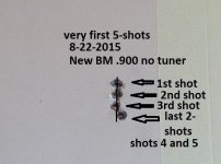 Falcon first 5-shots from new barrel( no tuner) 8-22-2015 - Copy.jpg