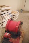 Tumbling brass in the basement 4-1-2014.jpg