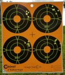 08 28 20 Savage 93R 17 HMR 20 grain 100 yards Hornady ammo small.jpg