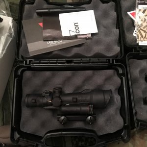 Trijicon TA110-C - LED 3.5X35 ACOG with red .308 Chevron  Great condition, looks like new, I never used it, Box and all the papers - $975