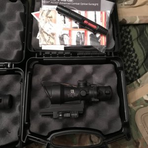 Trijicon TA31H-68 - Dual Illum 4X32 ACOG with red 6.8 Horseshoe and ADM mount Great condition, Brand New, Box and paperwork - $950