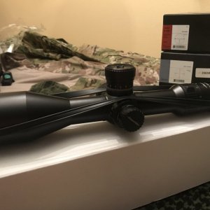 Hensoldt - ZF 4-16X56 FF-LT - This one has the MIL Ret ( Basically a MSR Ret) This is another Brand New optic, I paid crazy money ($3,700), Box and paperwork, - $2600